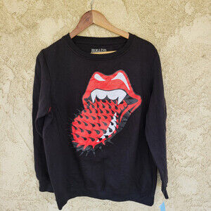 The Rolling Stones Long Sleeve Graphic Sweatshirt (Women's Size L)